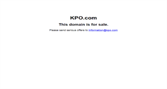 Desktop Screenshot of kpo.com