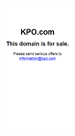 Mobile Screenshot of kpo.com