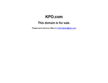Tablet Screenshot of kpo.com